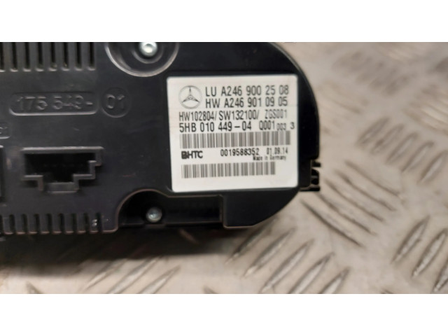 Блок управления климат-контролем A2469002508, A2469010905   Mercedes-Benz GLA W156