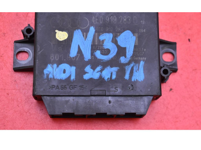 Блок управления двигателем ECU 4E0919283C, 4E0919283C   Audi A8 S8 D3 4E