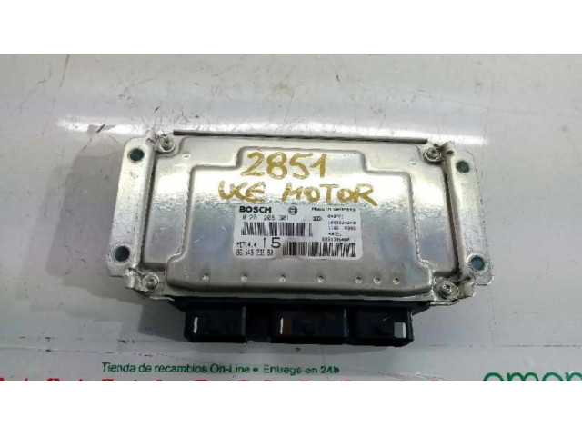 Блок управления двигателя 9654823880, CENTRALITAMOTORUCE   Peugeot 307 CC