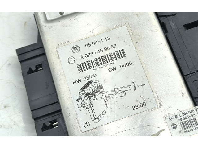   Pojistková skříňka a0285459832   Mercede-Benz S W220 2001