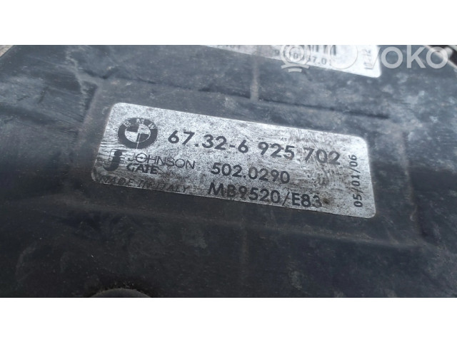 Диффузор     67326925702, 6925702    BMW X3 E83 2.0