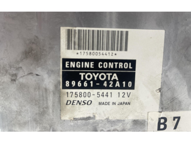 Řídící jednotka 175800-5441   Toyota RAV 4 (XA10) 2000