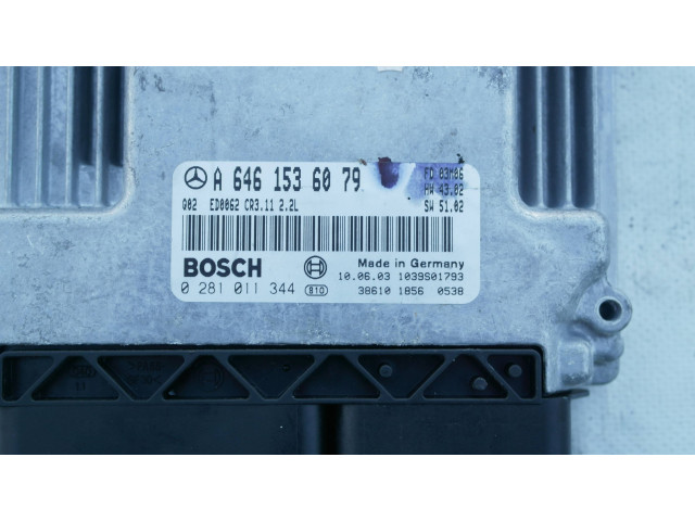 Комплект блоков управления A6461536079, 1039S01793   Mercedes-Benz E W211