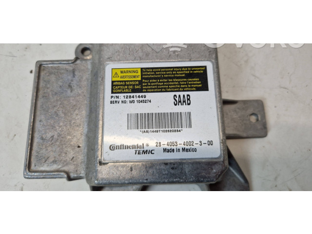 Блок подушек безопасности 12841449   Saab 9-3 Ver2