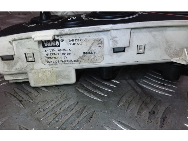 Блок управления климат-контролем 662369C, 101584   Renault Megane I