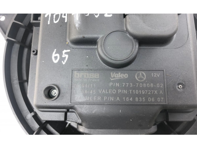 Вентилятор печки    773.70806.01, A1648350607   Mercedes-Benz ML W164