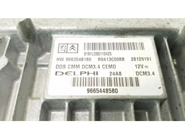Řídící jednotka 9665448580, 9663548180   Citroen C5 2006