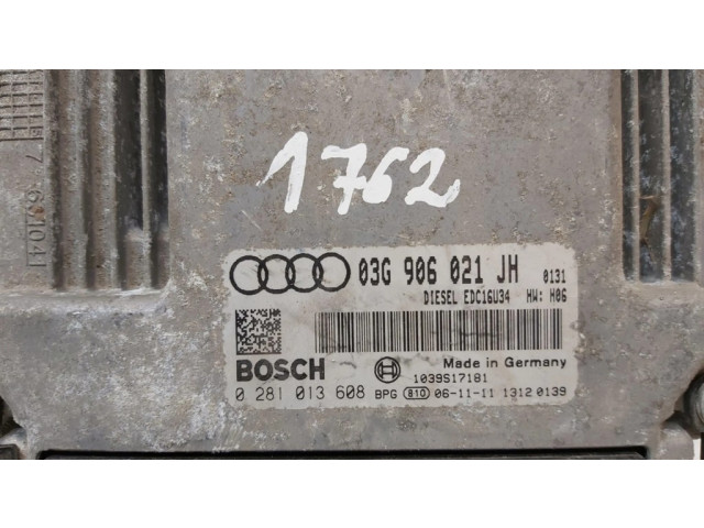 Блок управления двигателя 03G906021JH   Audi A3 S3 A3 Sportback 8P