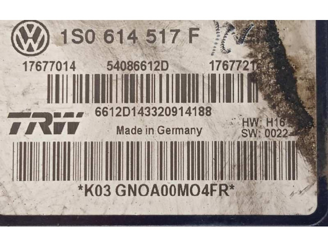 Jednotka ABS 1S0614517F, 17677214B   Seat Toledo IV (NH) 2015