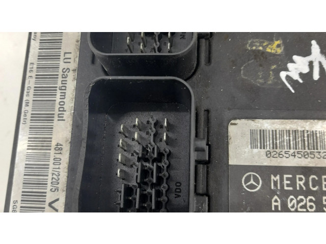 Řídící jednotka A0265450532   Mercedes-Benz A W169 2009