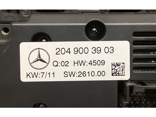 Блок управления климат-контролем 2049003903   Mercedes-Benz CLS C218 X218