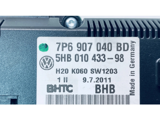 Блок управления климат-контролем 7P6907040BD   Volkswagen Touareg II