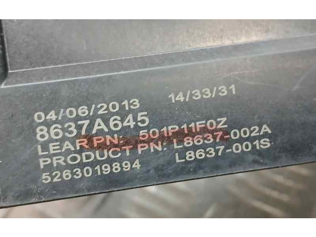 Блок предохранителей 8637A645, 5263019894   Mitsubishi ASX    