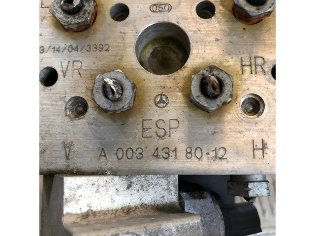 Jednotka ABS A0034318012, 0265202439   Mercede-Benz S W220 2001