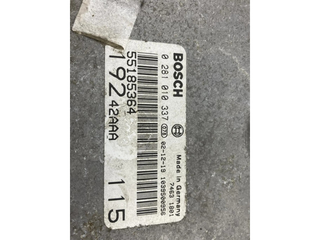 Řídící jednotka 55185364   Fiat Stilo 2003