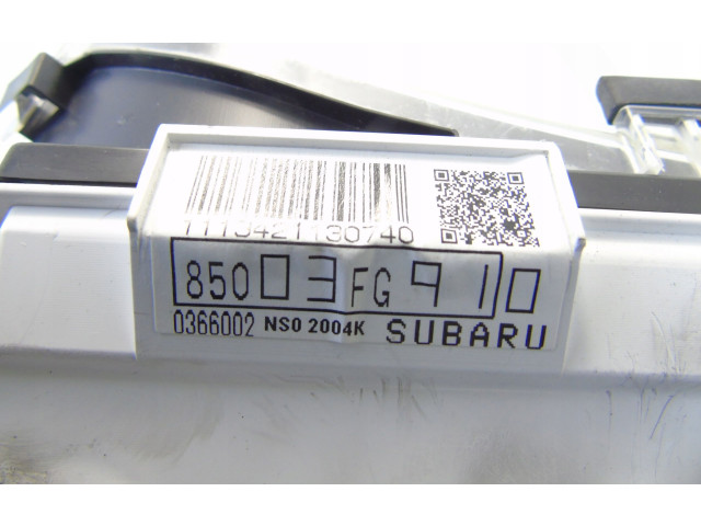 Přístrojová deska  Subaru Impreza III 2008 85003FG910  