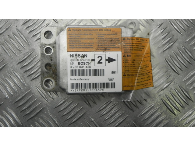 Блок подушек безопасности 98820AV21A, G3788   Nissan Primera