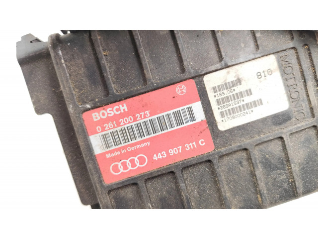 Блок управления двигателя 443907311C, 26SA1537   Audi 100 S4 C4