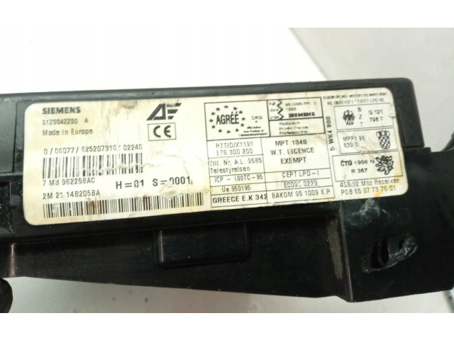 Pojistková skříňka Řídící jednotka BSM 7M3962258AC   Seat Alhambra (Mk1) 2003