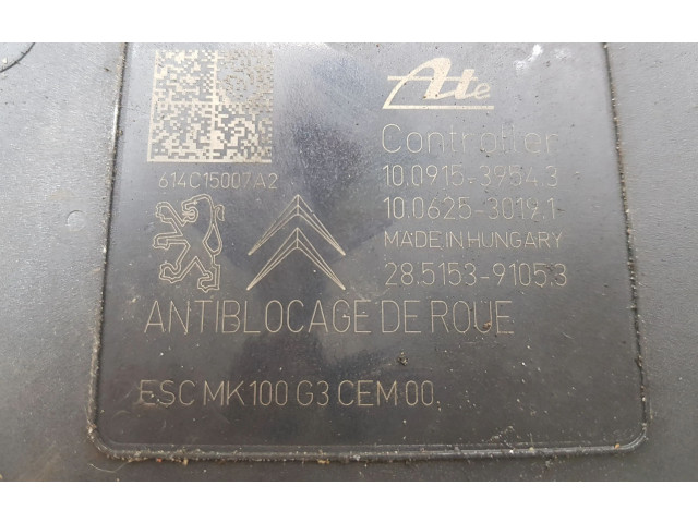 Jednotka ABS 10091539543, 28515391053   Peugeot 2008 I 2015