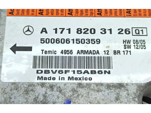 Блок подушек безопасности A1718203126, 500606150359   Mercedes-Benz SLK R171