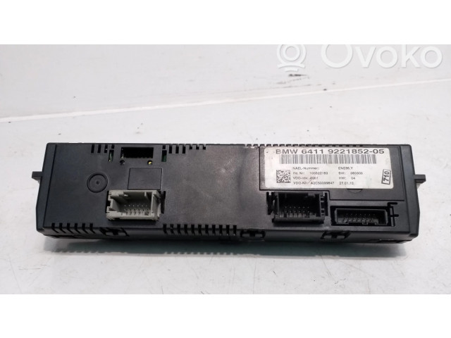 Блок управления климат-контролем 9221852   BMW 1 E81 E87