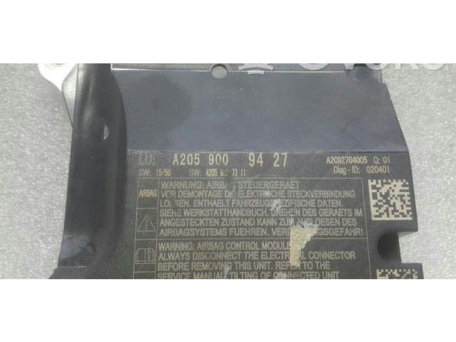 Блок подушек безопасности A2059009427   Mercedes-Benz C W205