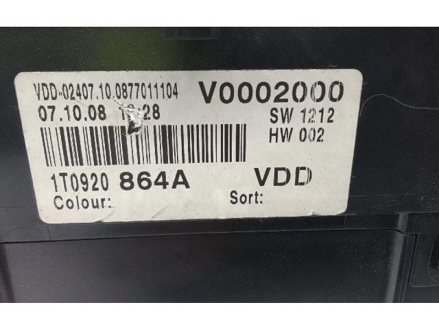 Панель приборов 1T0920864A   Volkswagen Caddy       