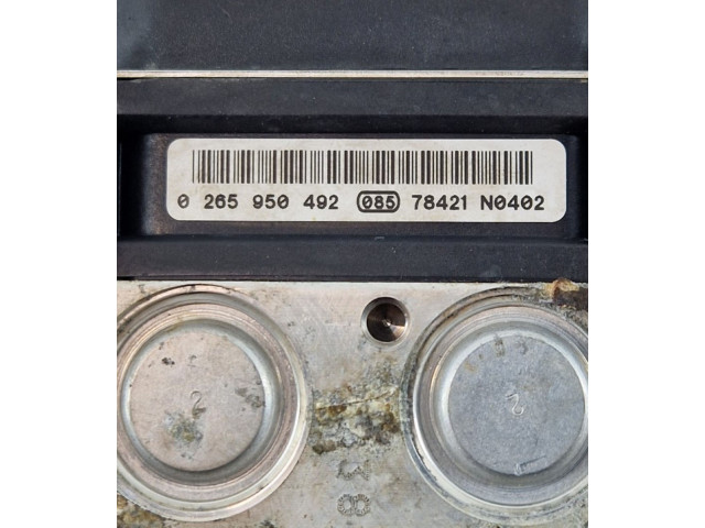 Блок АБС 6Q0907379AP, 0265950492   Skoda  Roomster (5J)  2006 - 2015 года