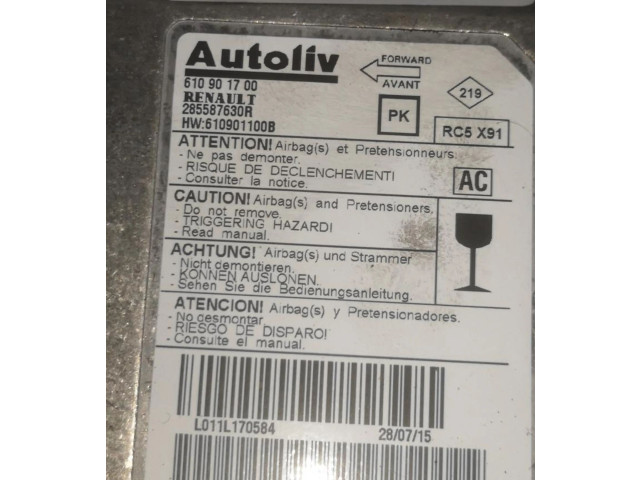 Pojistková skříňka Блок управления надувных подушек SLV285587630R   Renault Laguna III 2008