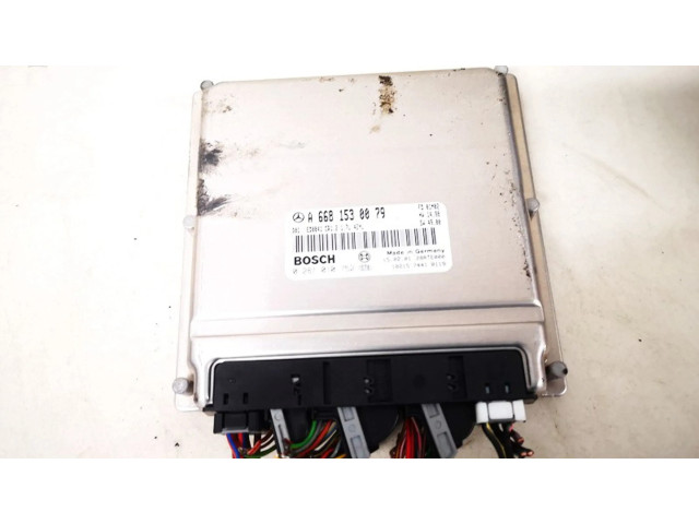 Řídící jednotka a6681530079, 0281010752   Mercedes-Benz A W168 2001