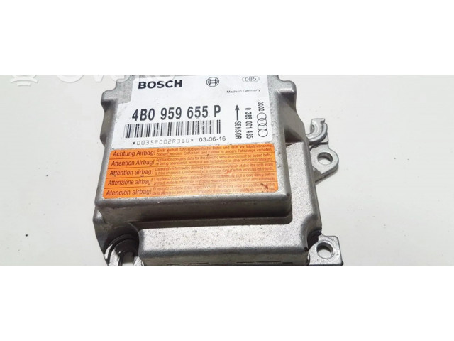 Блок подушек безопасности 4B0959655P, 0285001485   Audi A6 S6 C5 4B