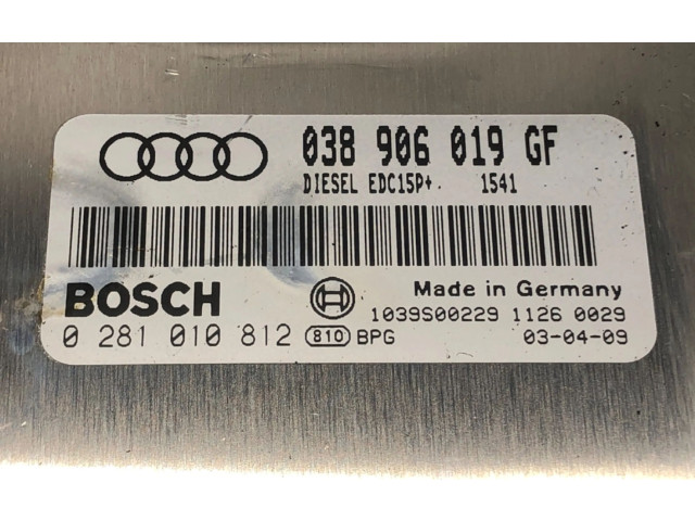 Řídící jednotka 038906019GF   Audi A6 S6 C5 4B 2001