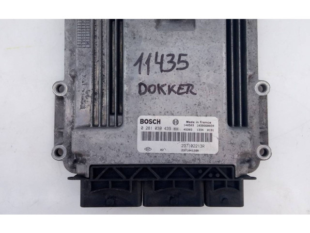 Řídící jednotka 237102213R, 0281030439   Dacia Dokker 2014