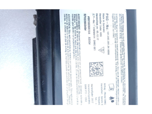 Подушка безопасности двери 99180309104, RPH3390349A   Porsche 911 991
