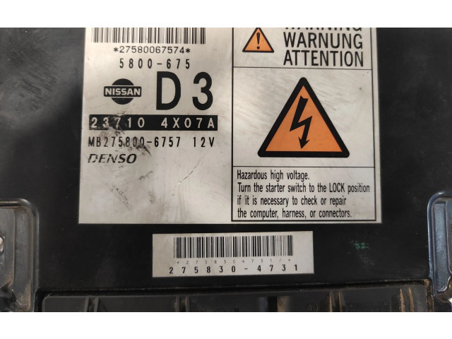 Řídící jednotka 237104X07A, 2758304731   Nissan Navara 2008