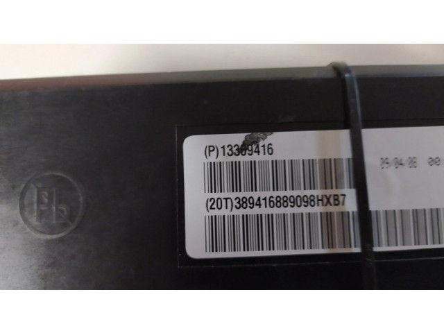 Блок управления климат-контролем 13309416, 389416889098HXB7   Opel Insignia A