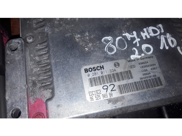 Řídící jednotka 0281011334   Peugeot 807 2005