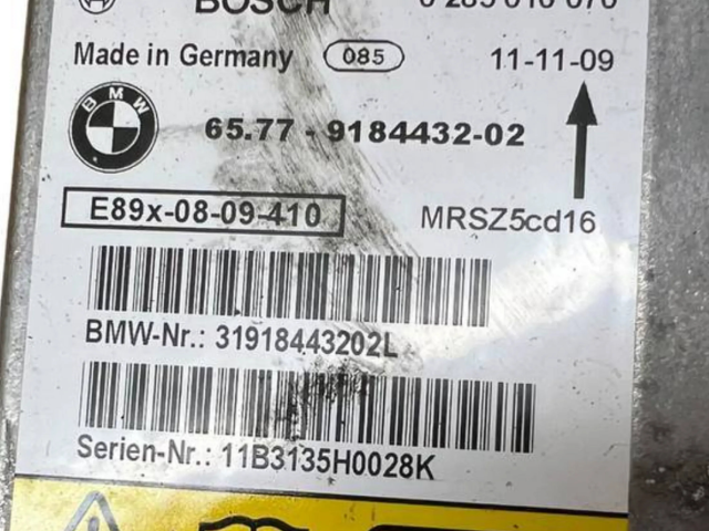 Блок подушек безопасности 65779184432, 9184432   BMW 3 E90 E91
