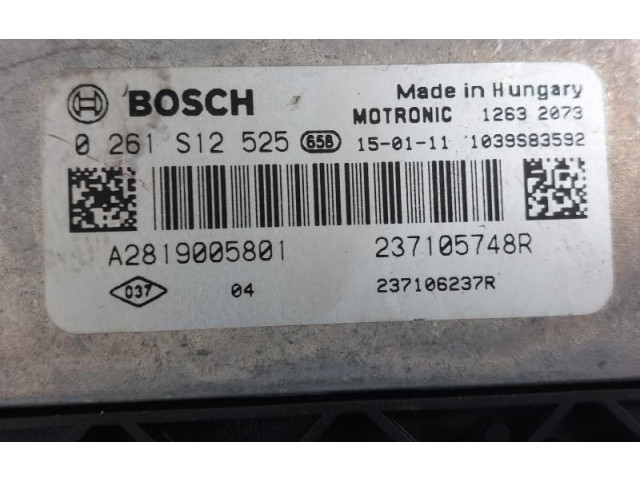 Řídící jednotka 0261S12525, 0261S12525   Smart ForFour II W453 2014