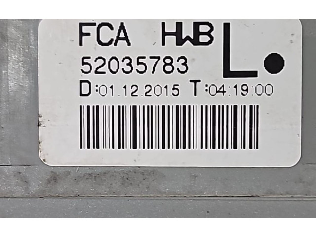   Pojistková skříňka 52035783, 52035783   Fiat Punto Evo 2015