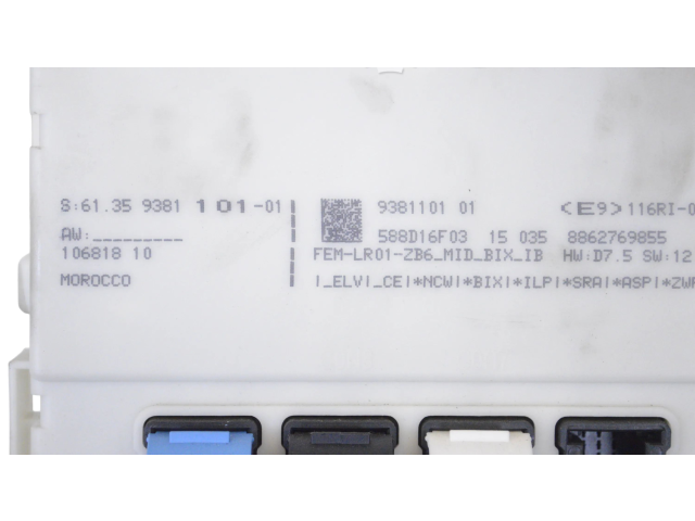 Блок комфорта 9381101   BMW 4 F32 F33   