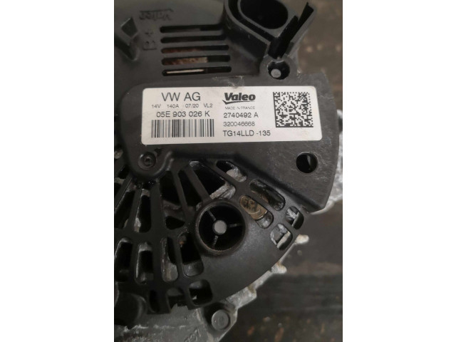 Генератор 05E903026K, 05E903026K   Skoda Fabia Mk3 (NJ)      