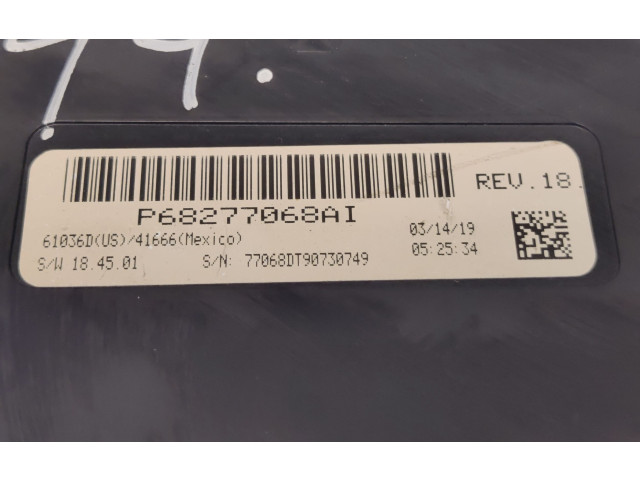 Přístrojová deska  Ram 1500 2020 68277068AI, P68277068AI  