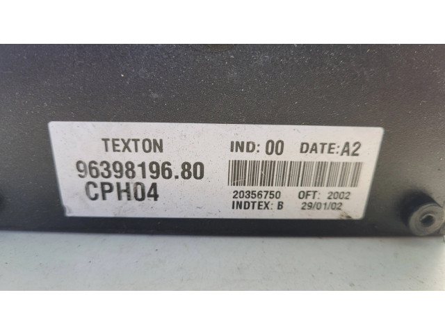 Блок управления 9639819680, 20356750   Citroen Jumpy