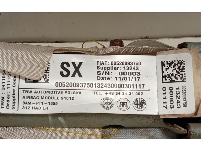 Боковая подушка безопасности 00520093750, 00520093750   Fiat 500X