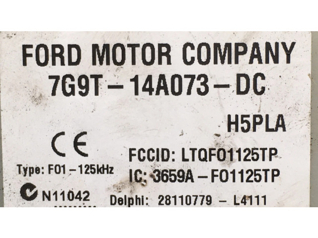 Блок предохранителей 7G9T14A073DC, LTQF01125TP   Ford Mondeo MK IV    