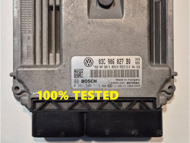 Блок управления двигателя 0261S06113, 03C906027BQ   Volkswagen Touran II