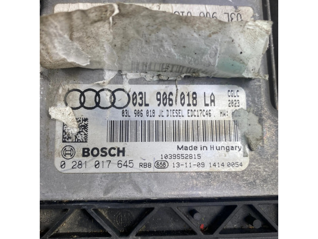 Блок управления двигателя 03L906018LA, 03L906018JE   Audi A6 S6 C7 4G