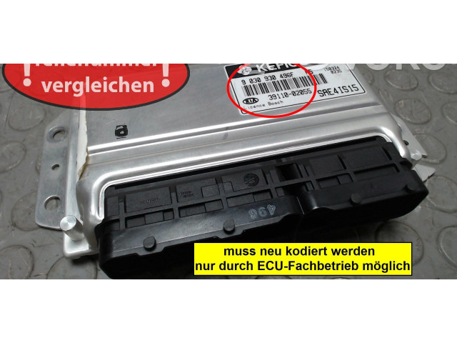 Блок управления двигателя 3911002055, 3911002050   KIA Picanto